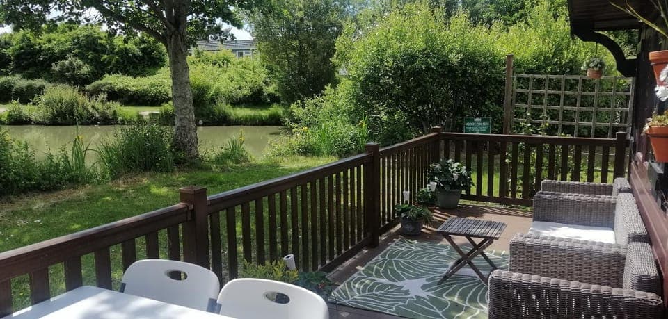 Patio, Balcony/Terrace, Garden view, Lake view