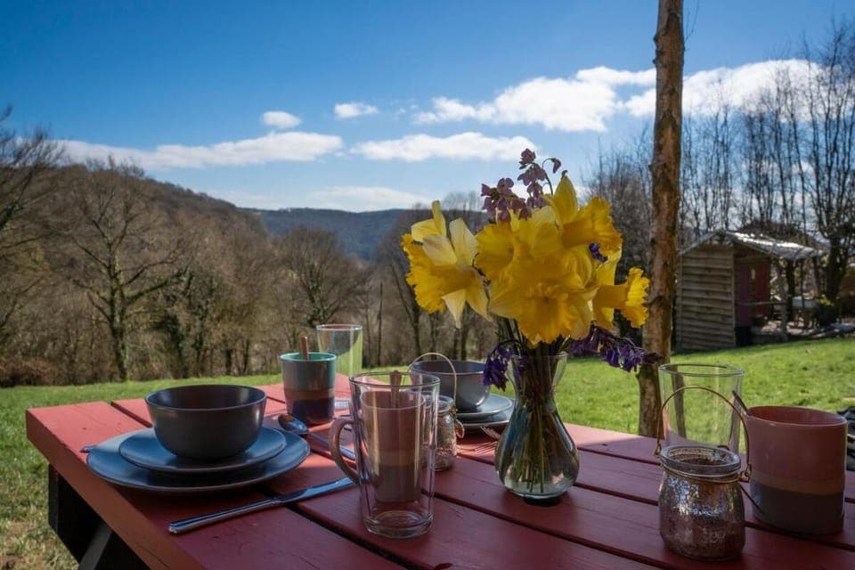 Self Contained Yurt - Botany Apartment in Tintern