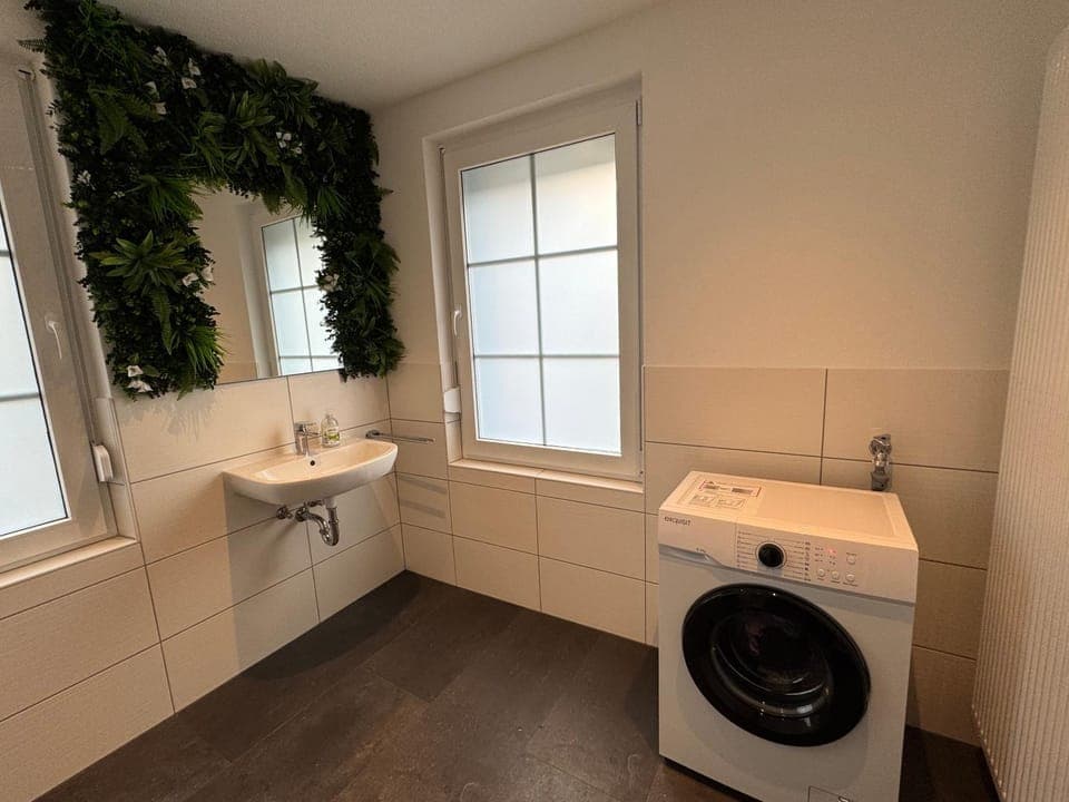 Bathroom, washing machine