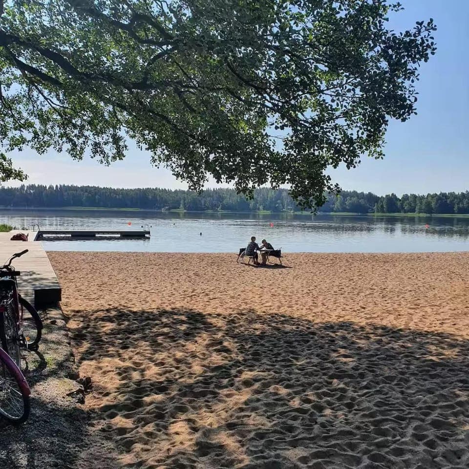 Nearby landmark, Day, Beach