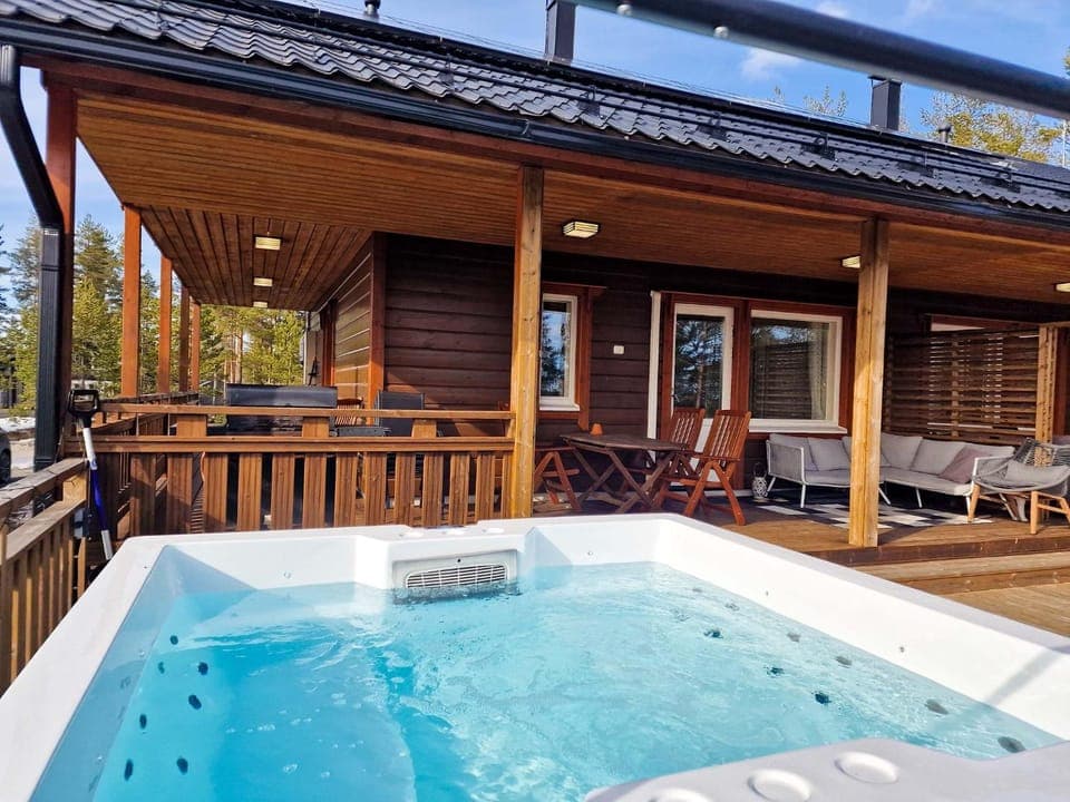 Patio, Pool view