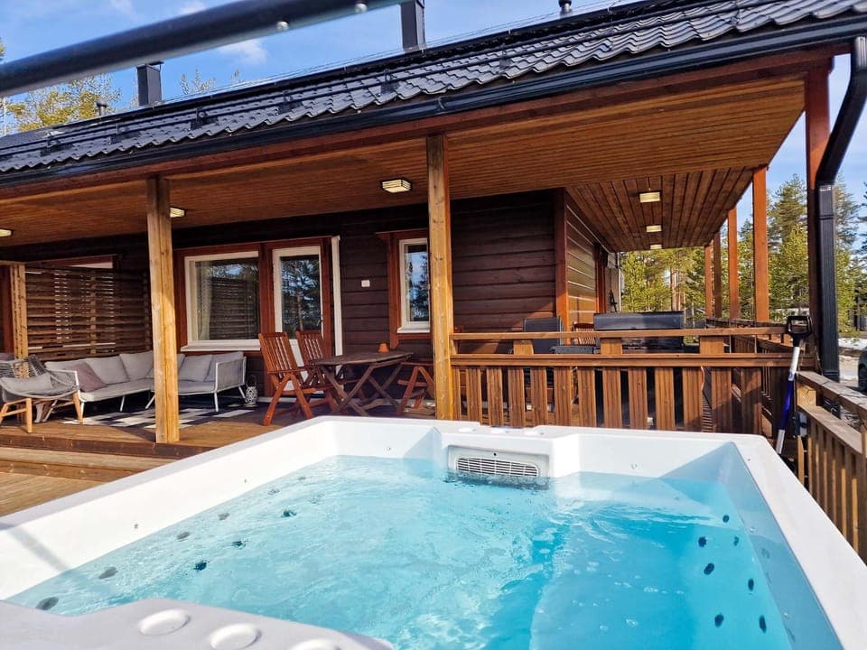 Patio, Pool view