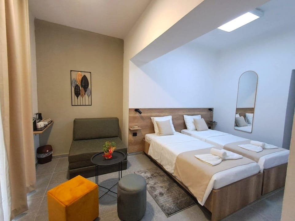 Bed, Living room, Seating area, Bedroom