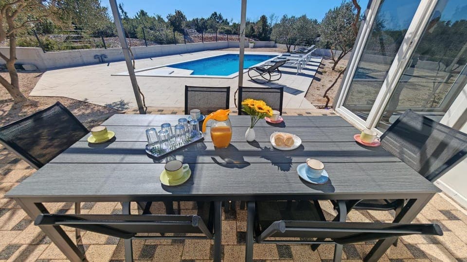 Patio, Day, View (from property/room), Balcony/Terrace, Food and drinks, Dining area, Food, Pool view, Swimming pool, Drinks, sunbed