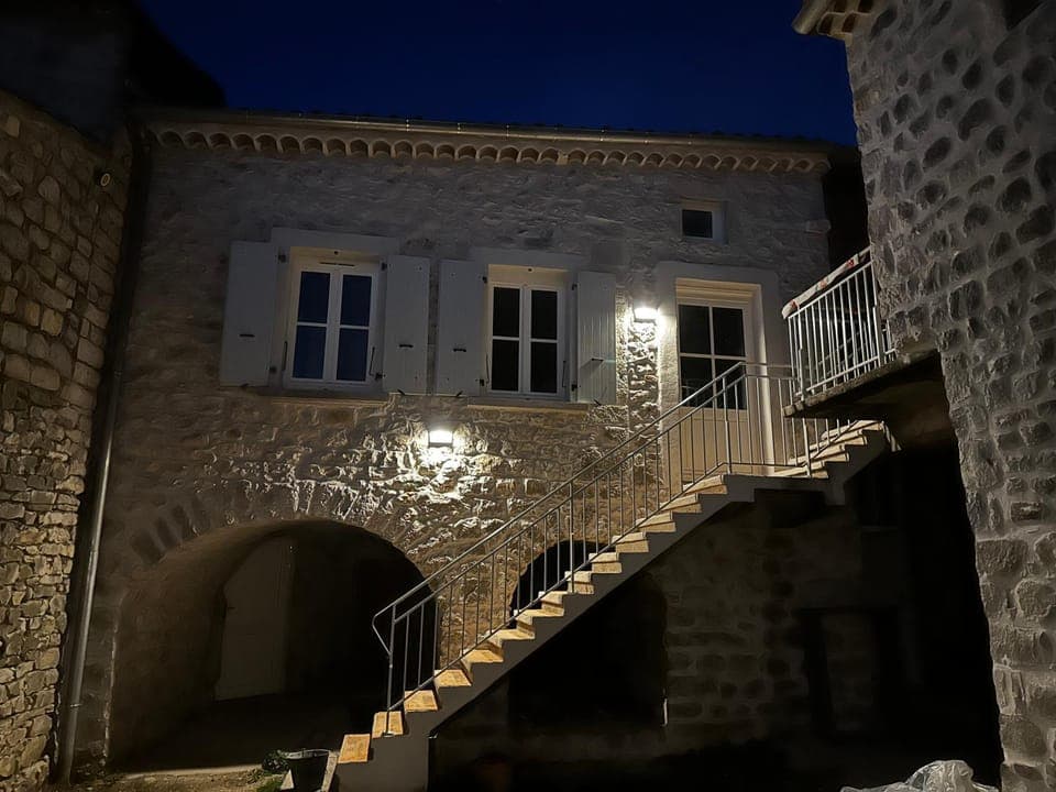 Facade/entrance, Night