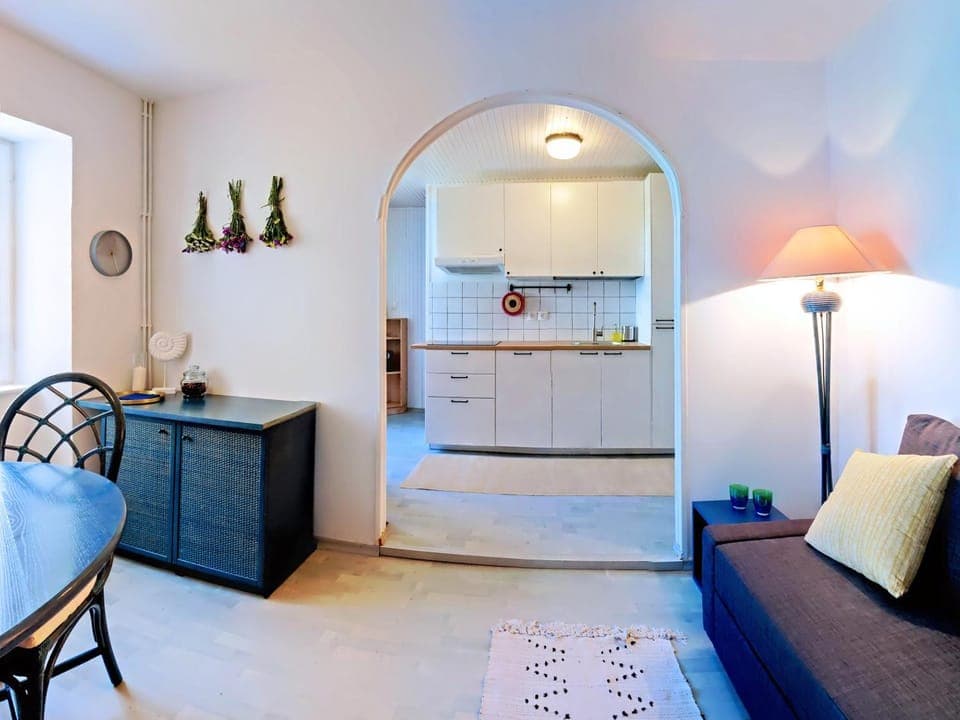 Living room, kitchen