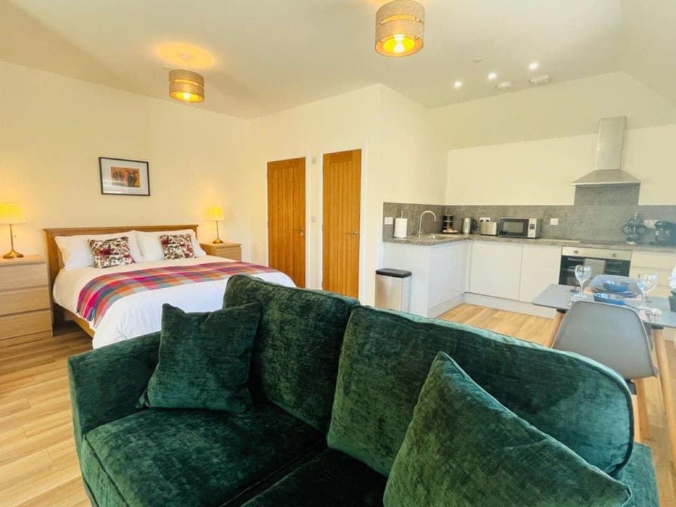 Bed, Kitchen or kitchenette, Photo of the whole room, Seating area, Dining area, Bedroom