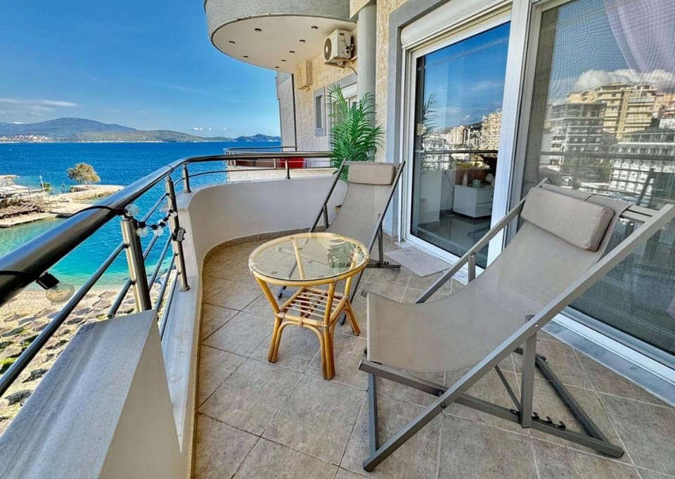 Day, Natural landscape, View (from property/room), Balcony/Terrace, Seating area, Mountain view, Sea view