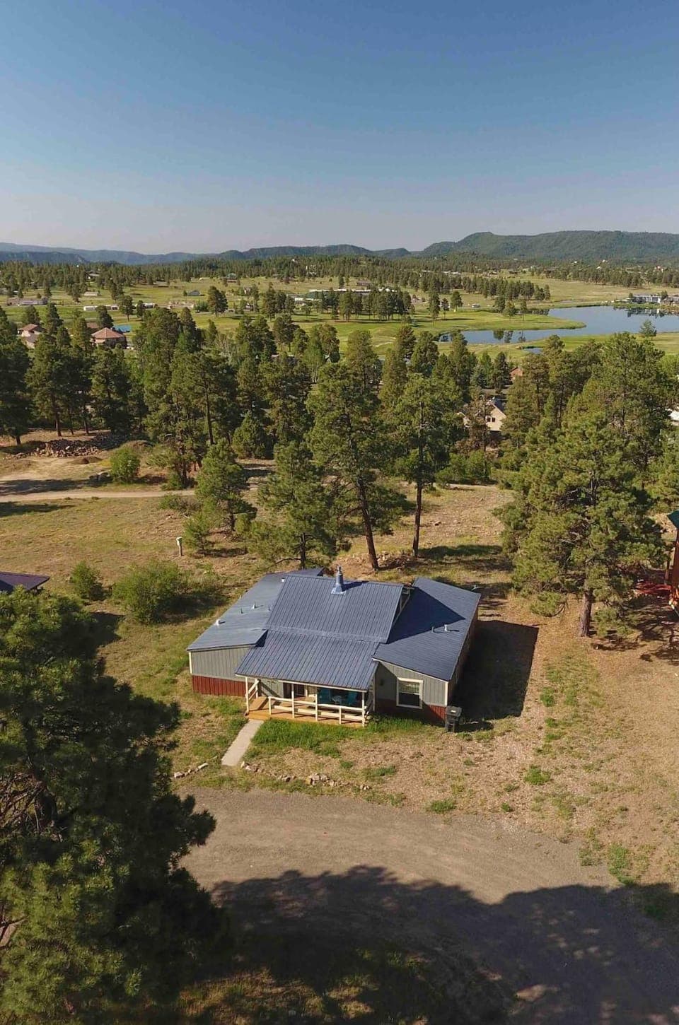 Natural landscape, Bird's eye view, Lake view