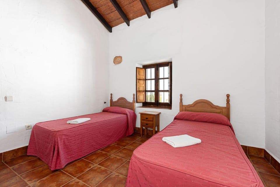 Property building, Living room, Bedroom