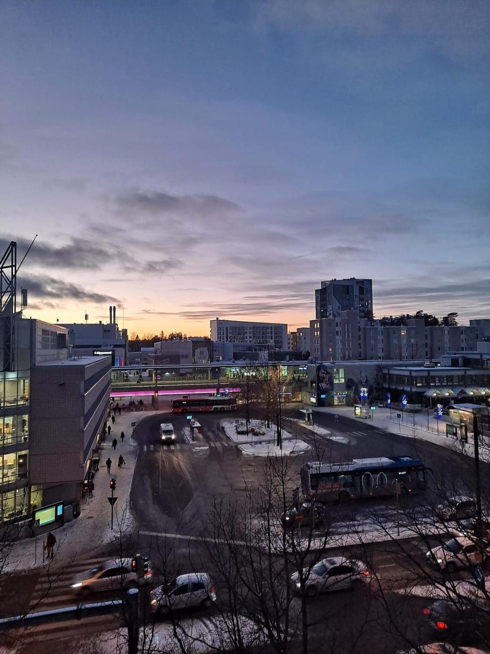 City view, Location, Sunset