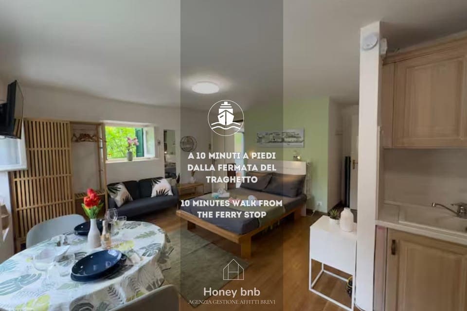 Bed, TV and multimedia, Kitchen or kitchenette, Living room, Photo of the whole room, Seating area, Dining area, Bedroom