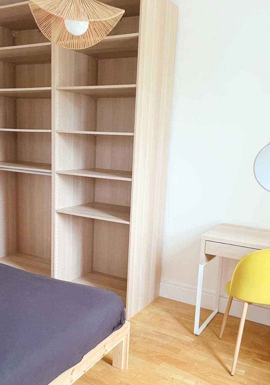 Bed, Photo of the whole room, Bedroom, wardrobe