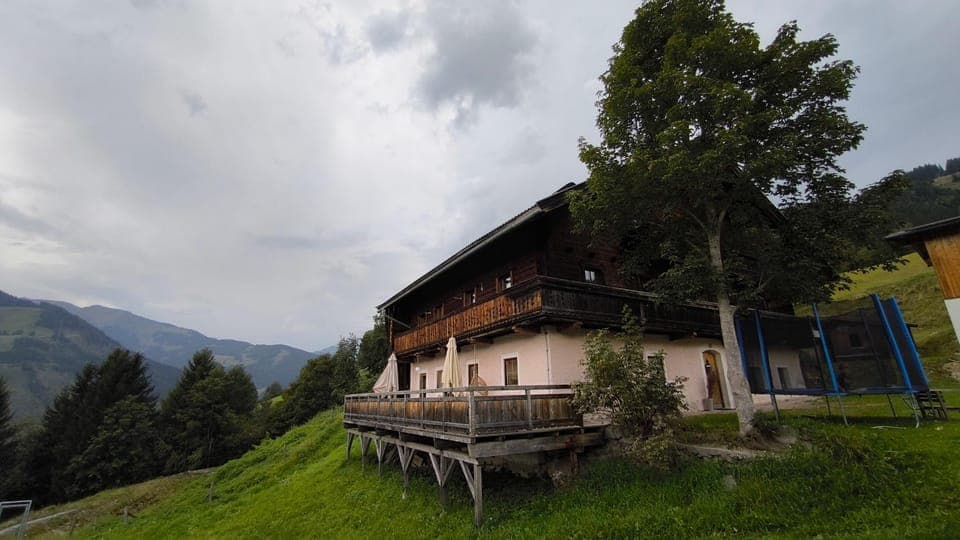 Property building, Natural landscape, Mountain view