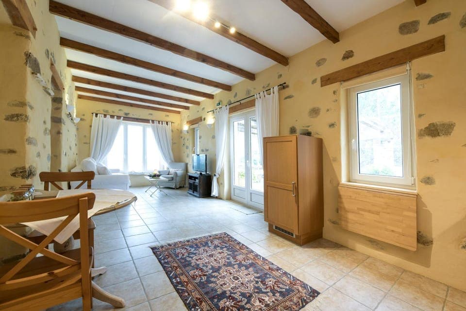 Living room, Seating area, Dining area