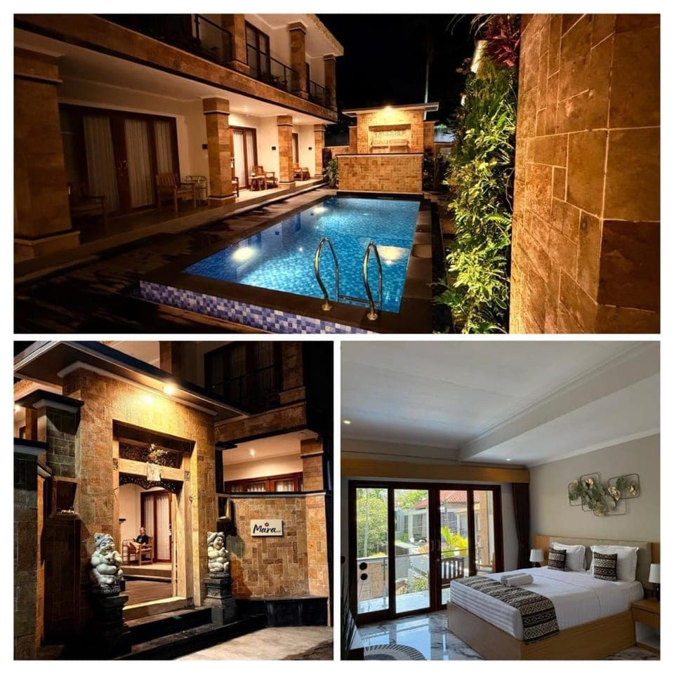 Bed, Photo of the whole room, Swimming pool