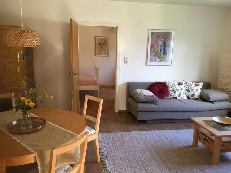 Living room, Seating area, Dining area