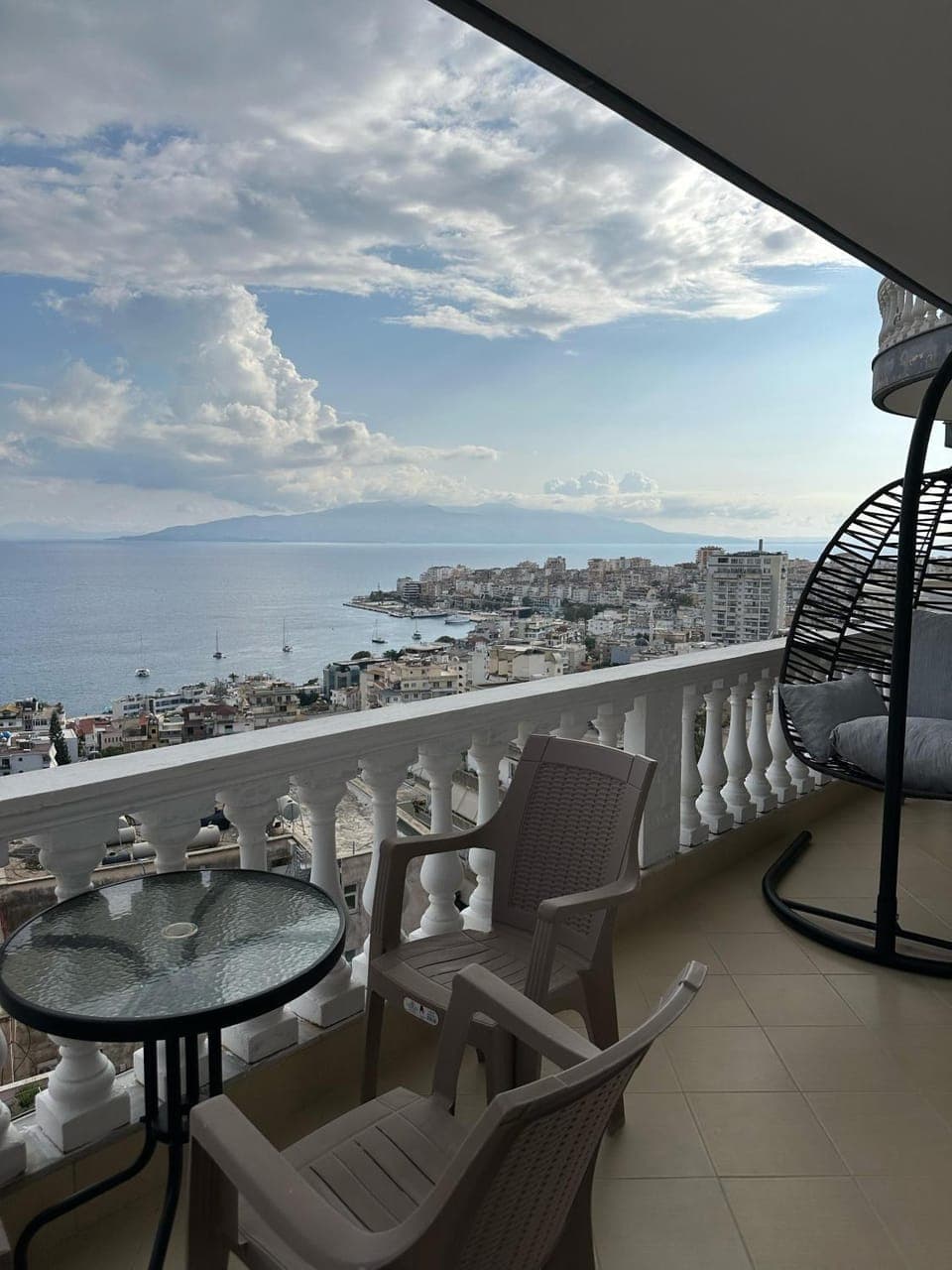 View (from property/room), Balcony/Terrace, Sea view