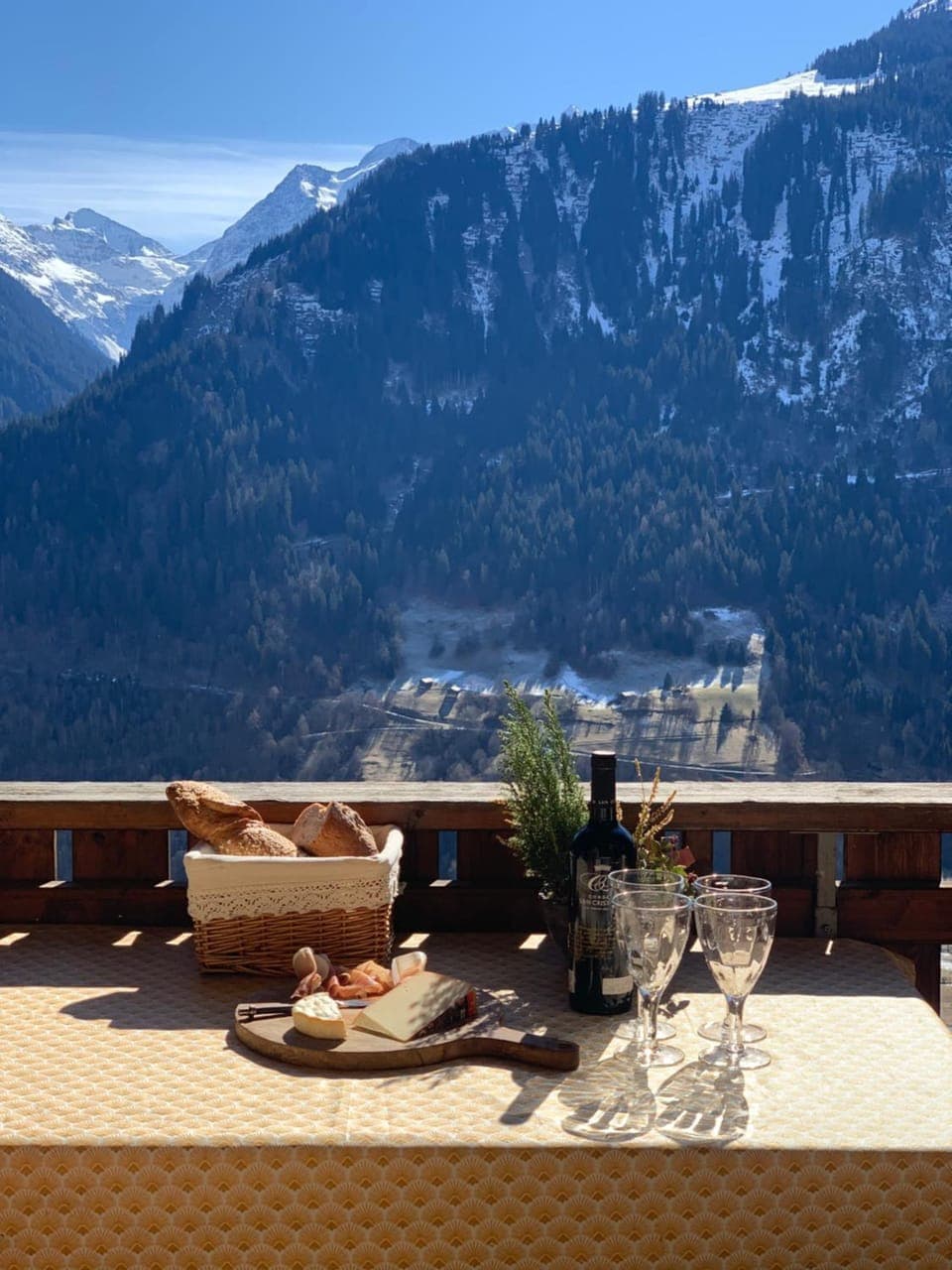 Winter, View (from property/room), Dining area, Mountain view