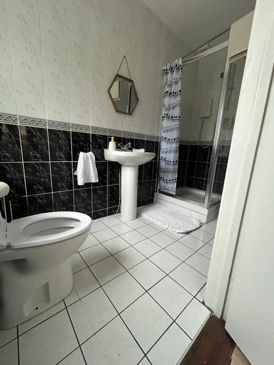 Shower, Toilet, Bathroom, towels