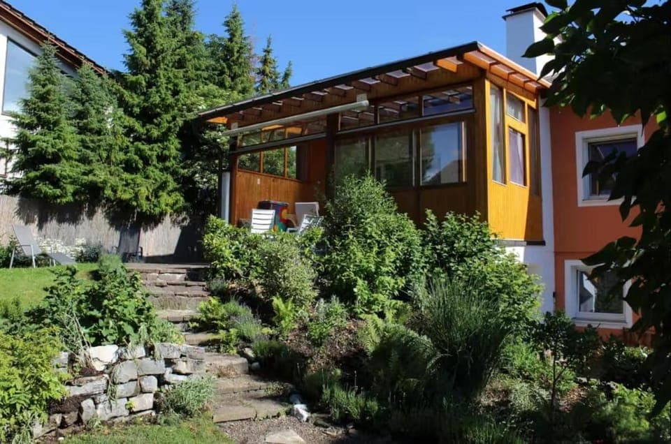 Property building, Garden view