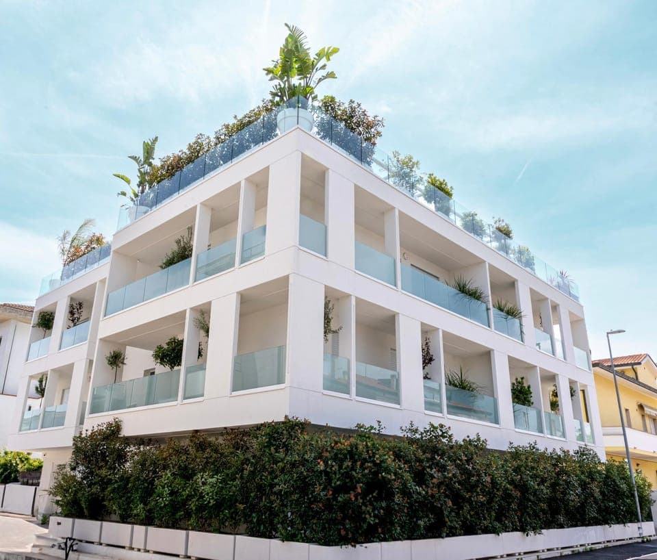 Property building, Spring, Day