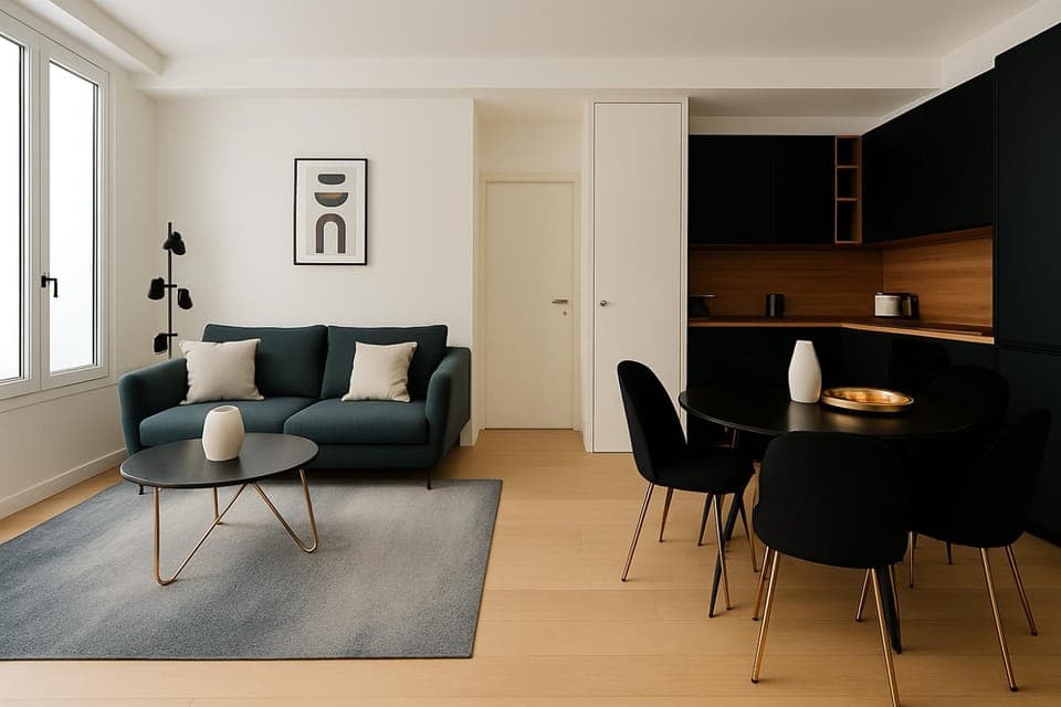 Living room, Dining area