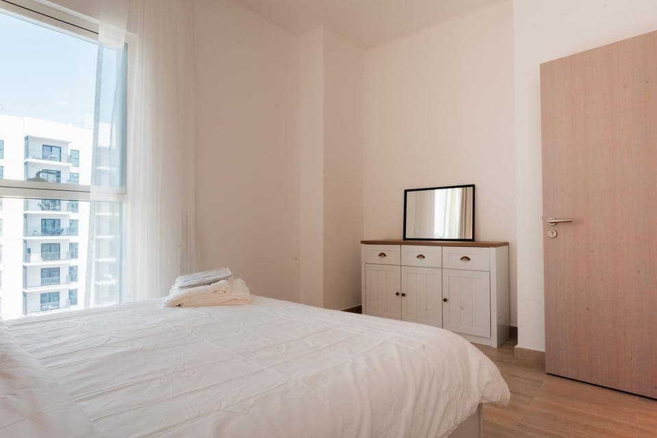 Bed, Bedroom, hair dresser, wardrobe