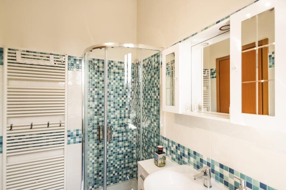 Shower, Toilet, Bathroom, towels