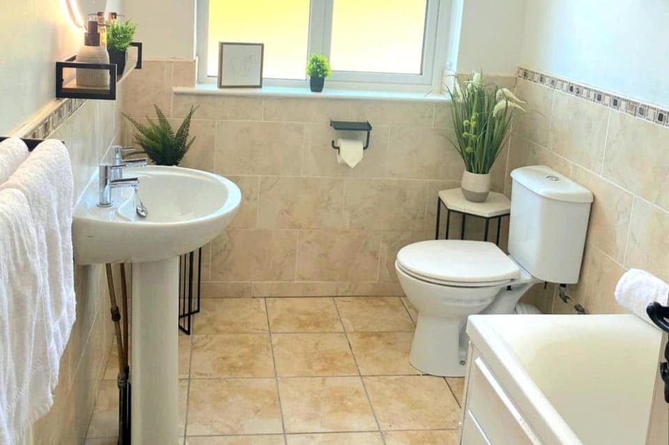 Toilet, Bathroom, towels