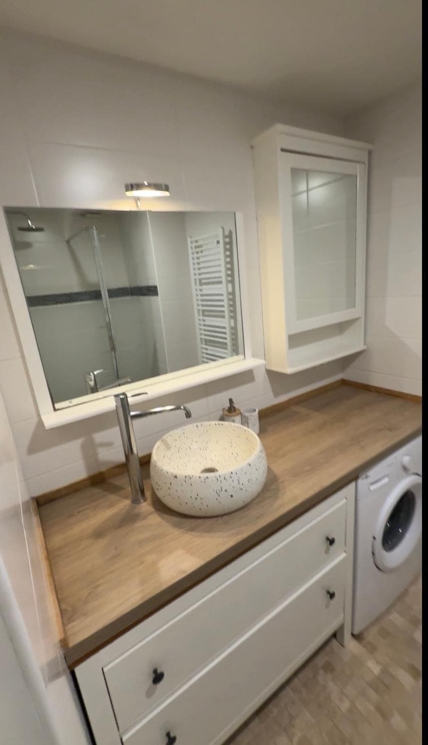 Bathroom, washing machine