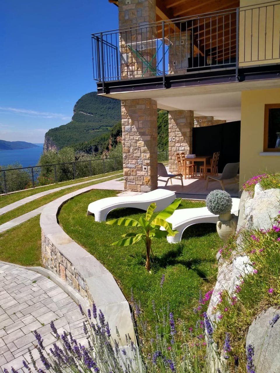 Patio, Garden, Lake view