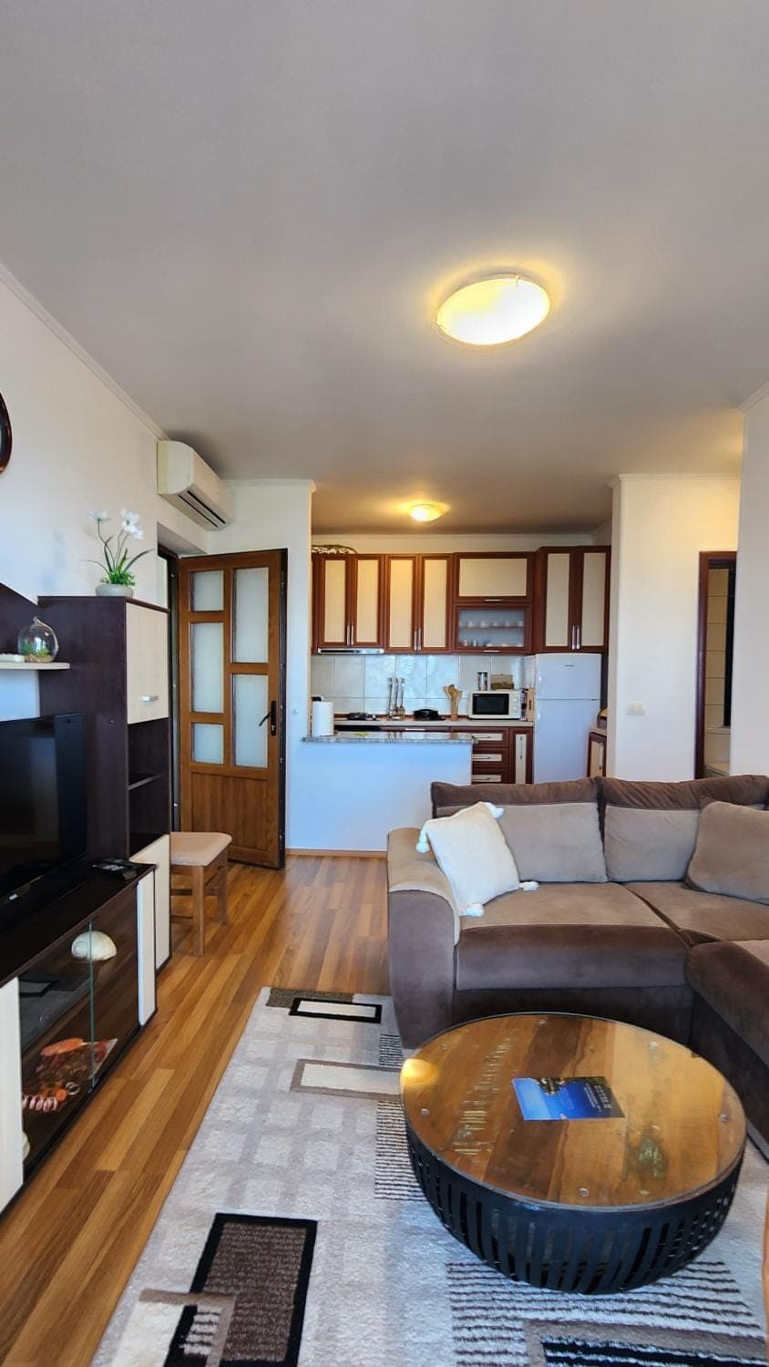 Living room, stove, kitchen