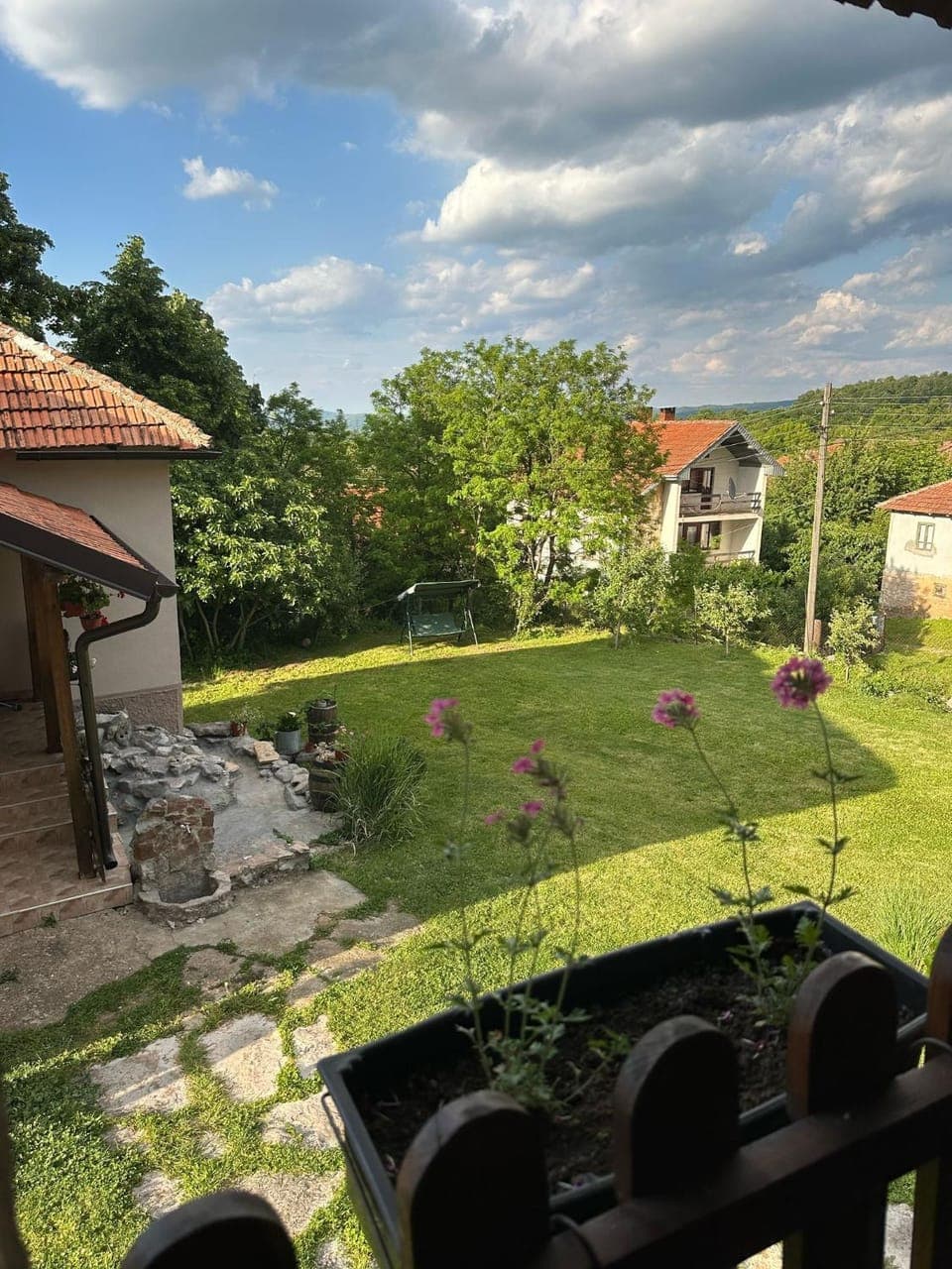 Property building, Garden view
