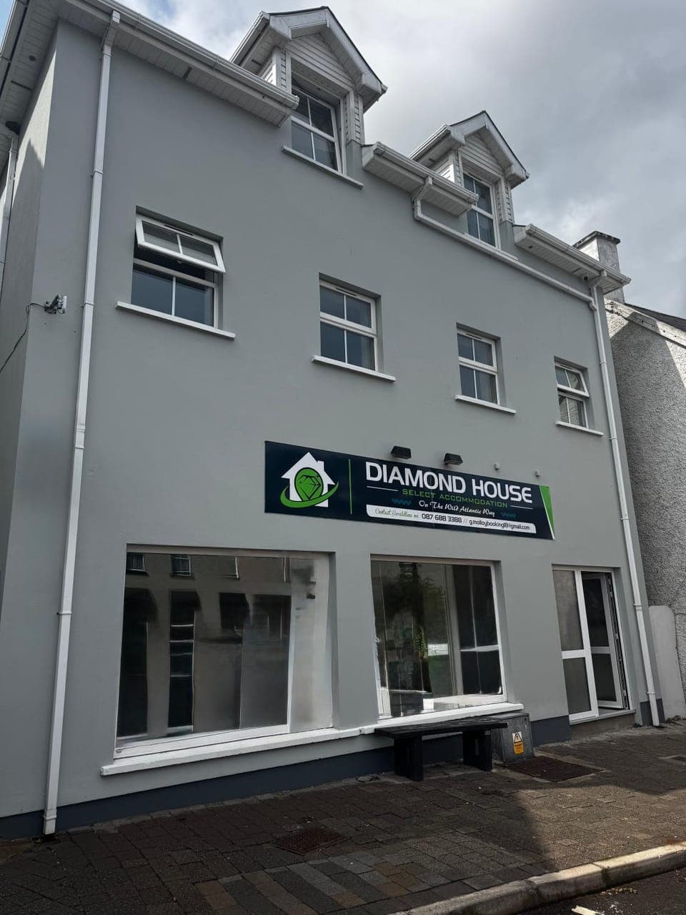 Property building, Property logo or sign, Street view