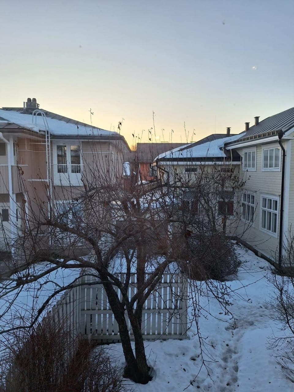 Property building, Day, Winter