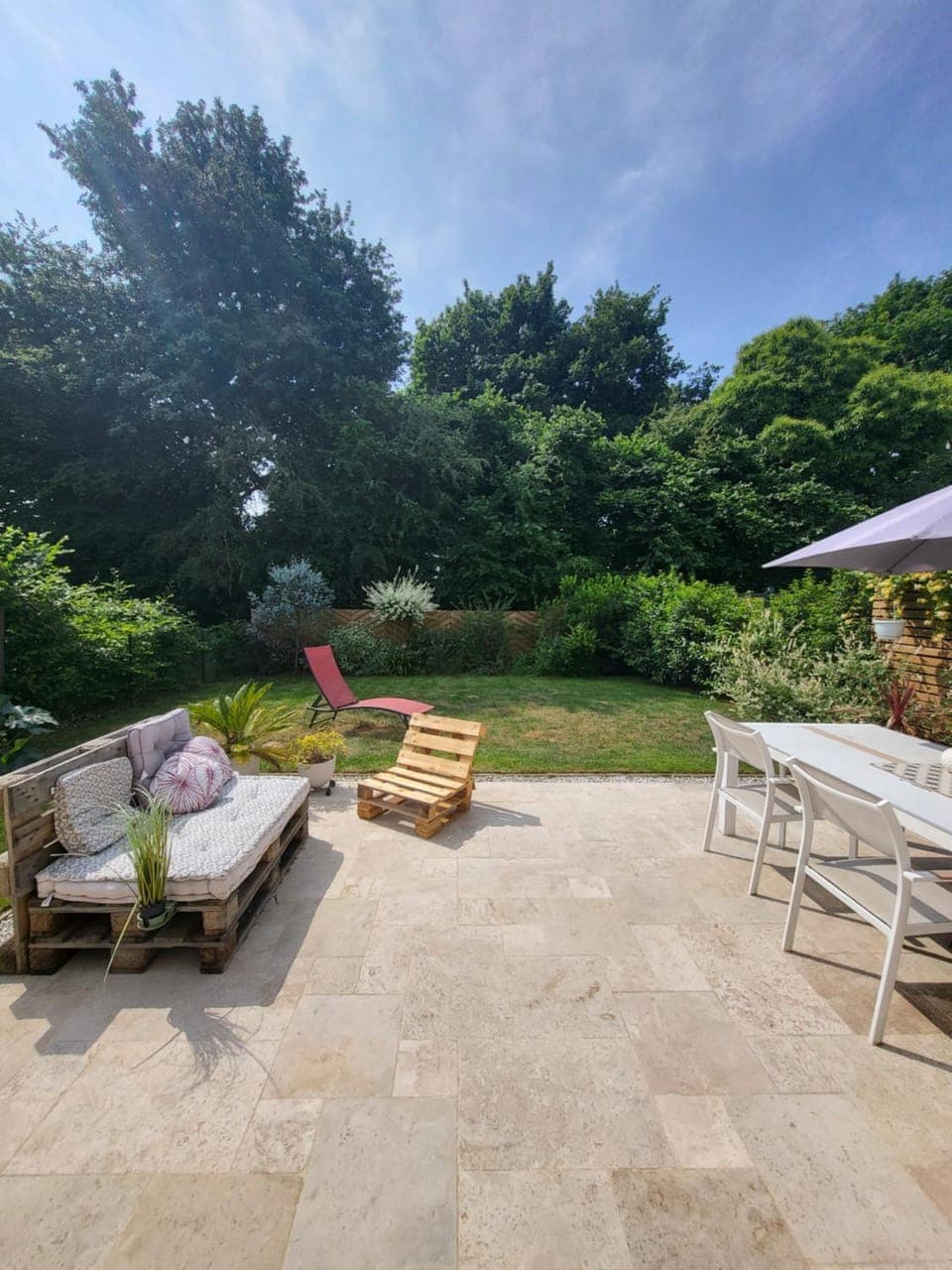 Patio, Garden, Garden view