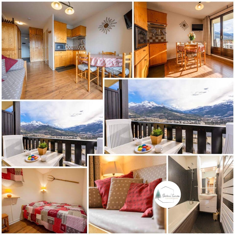 Patio, Bed, Bathroom, TV and multimedia, View (from property/room), Living room, Photo of the whole room, City view, Mountain view, Bath, dishwasher, microwave, stove, kitchen