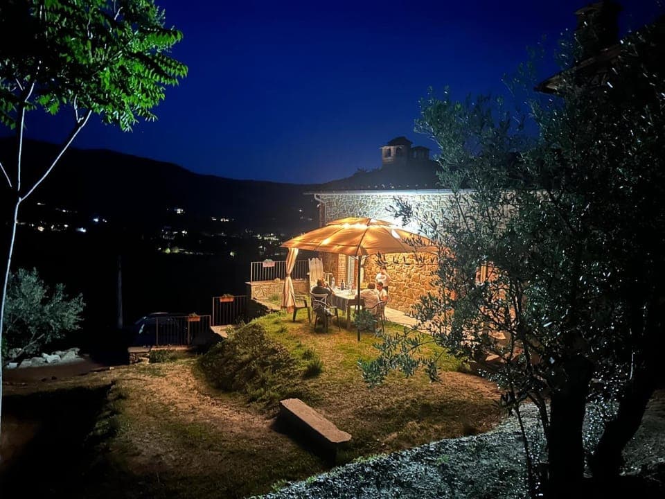 Night, Natural landscape, Garden view