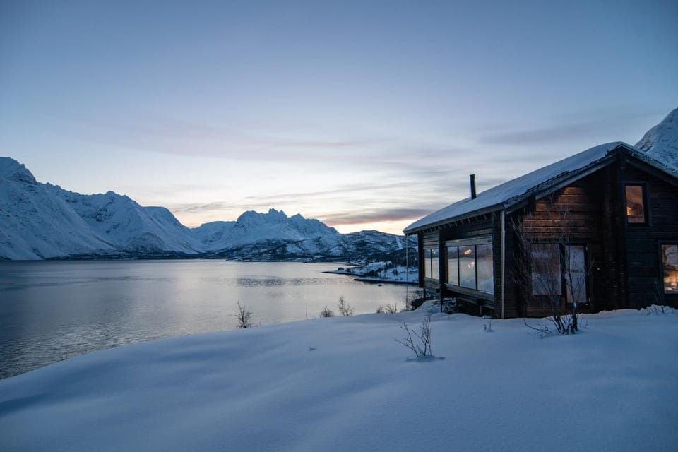 Natural landscape, Beach, Mountain view