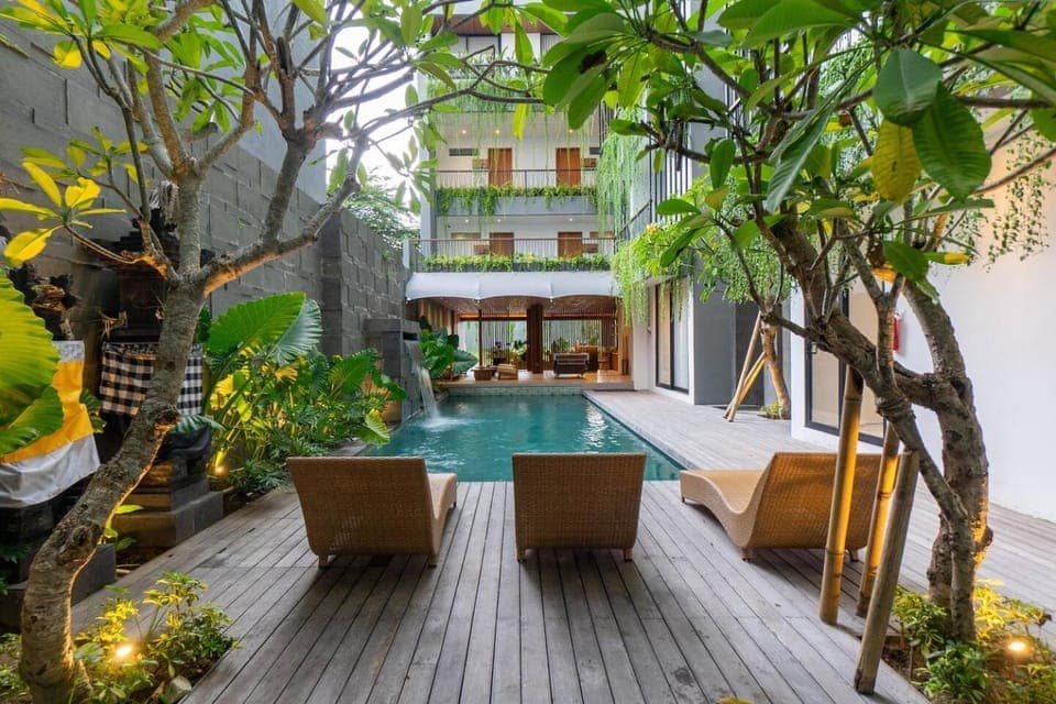 Patio, Day, Garden, Garden view, Pool view, Swimming pool, Swimming pool