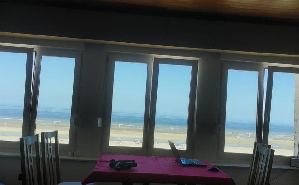 Dining area, Beach, Sea view