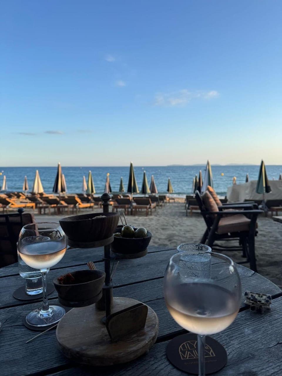 Beach, Sea view, sunbed
