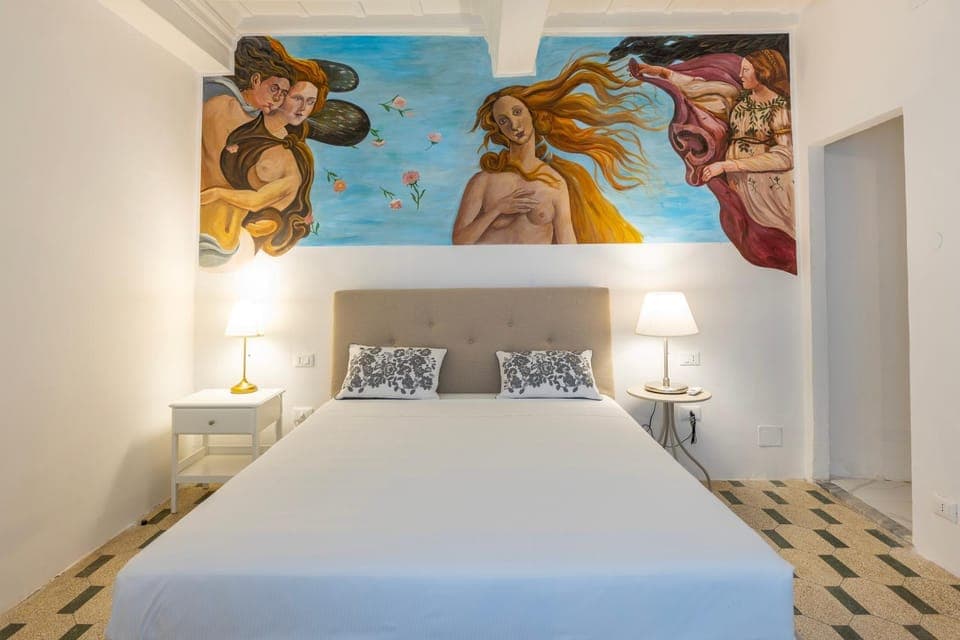 Bed, Decorative detail, Bedroom