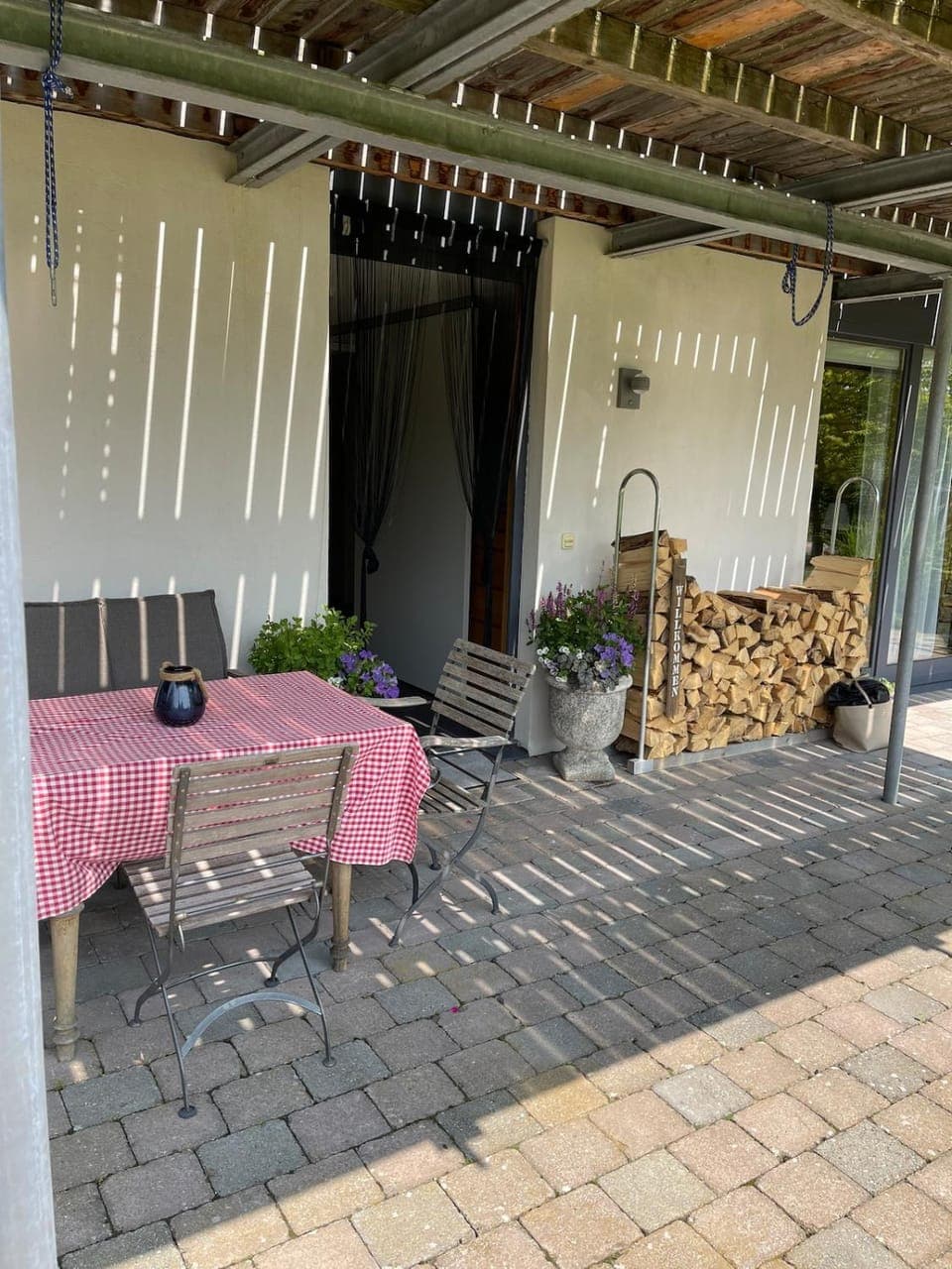 Property building, Patio