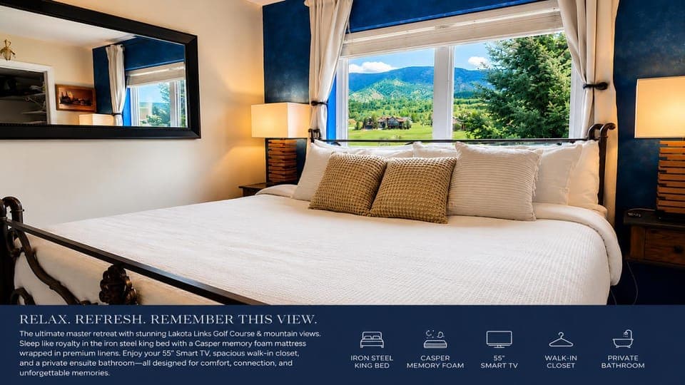 Bed, Golfcourse, Golfcourse, TV and multimedia, Bedroom, Mountain view, Mountain view