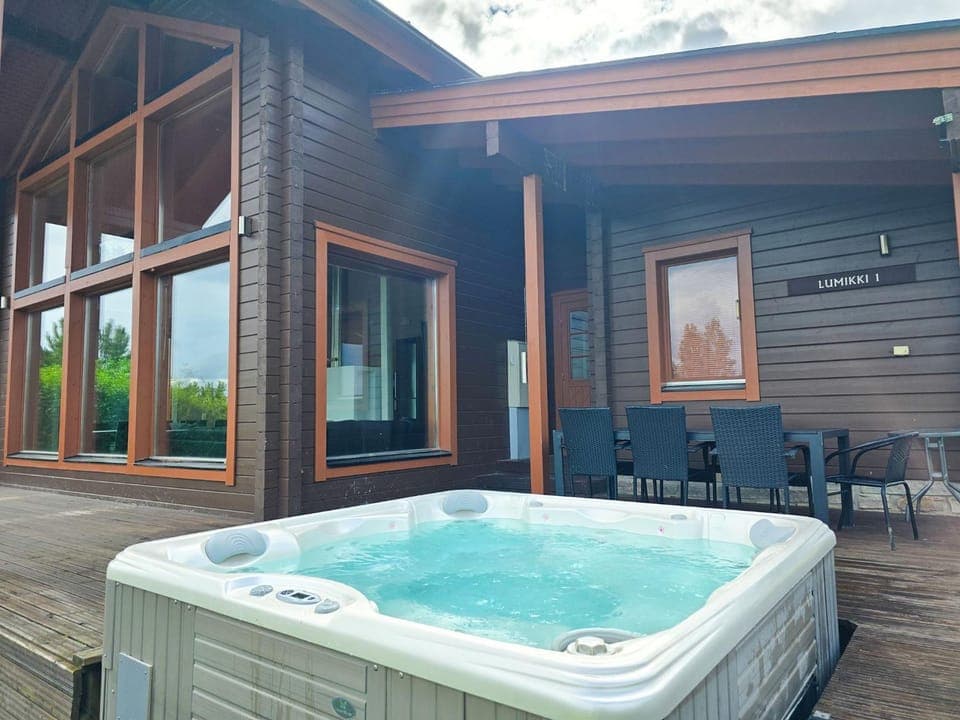 Patio, Pool view