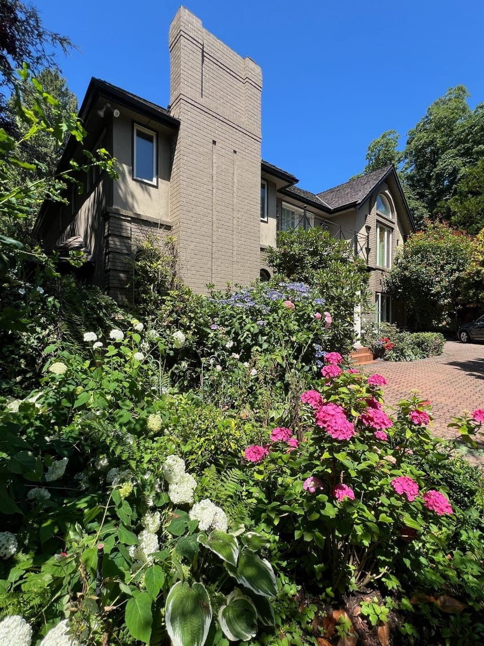 Property building, Spring, Day, Garden, Garden view