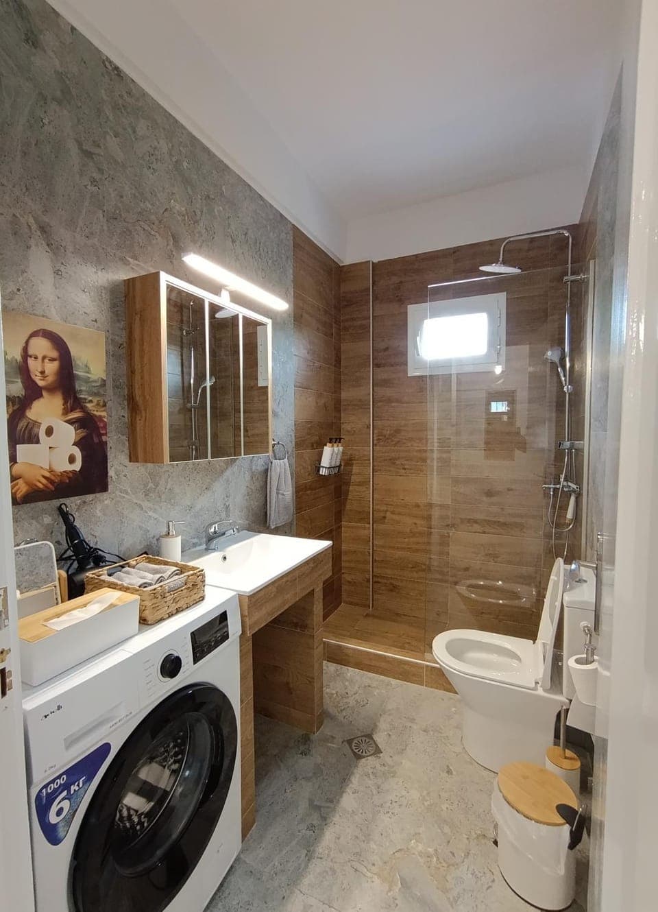 Shower, Toilet, Bathroom, washing machine