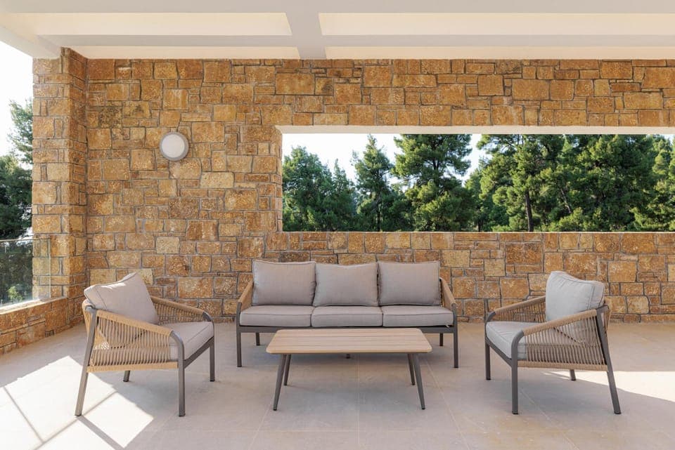 Patio, Living room, Seating area